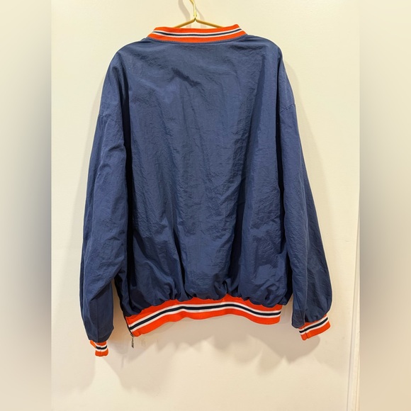 Russell Athletic Orange and Blue Vintage Windbreaker - Picture 3 of 5